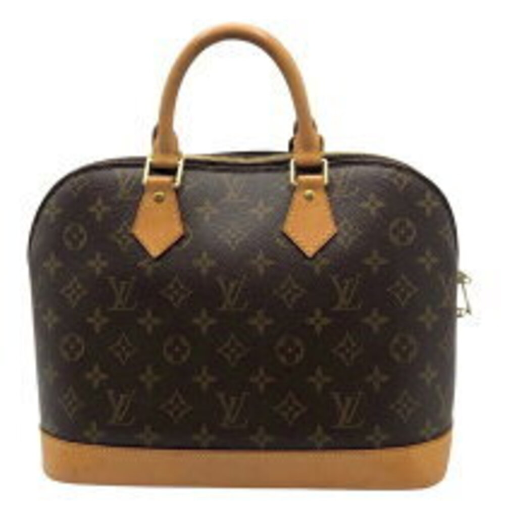 Louis Vuitton Brown Handbag Leather Alma Shoulder Bag Monogram
